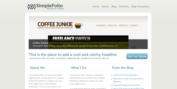 simple folio